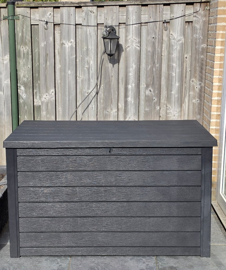 Keter Ontario Opbergbox - 870L - 147x83x86cm - Grafiet, Ophalen, Gebruikt, Kunststof, Overige typen