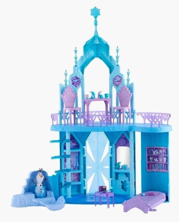 Disney Frozen Arendelle IJskasteel met Olaf, Ophalen of Verzenden, Zo goed als nieuw, Poppenhuis