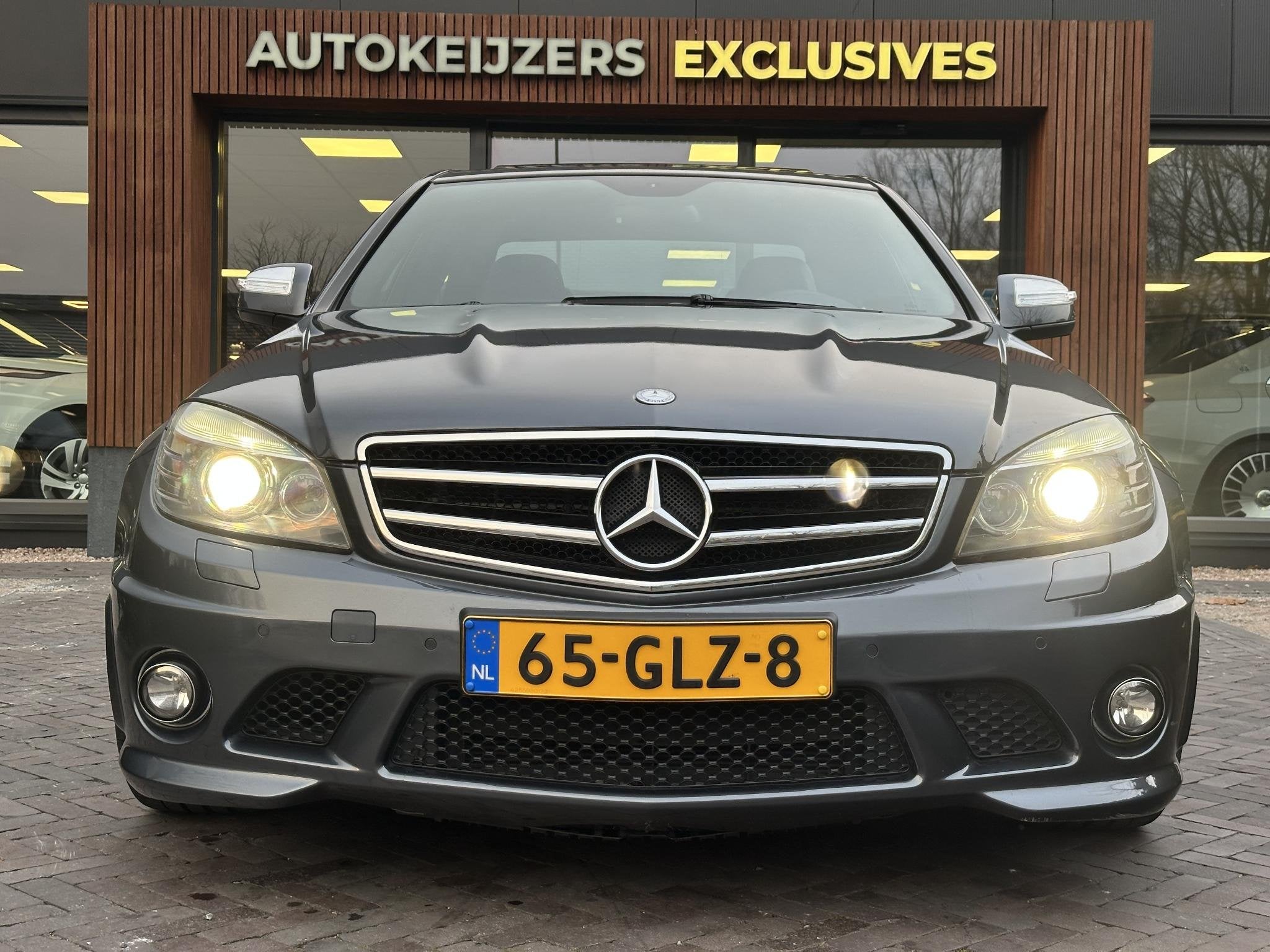 Mercedes-Benz C-klasse AMG 63 Schuifdak Leer Carbon Xenon Ke, Auto's, Automaat, Gebruikt, Leder en Stof, Origineel Nederlands