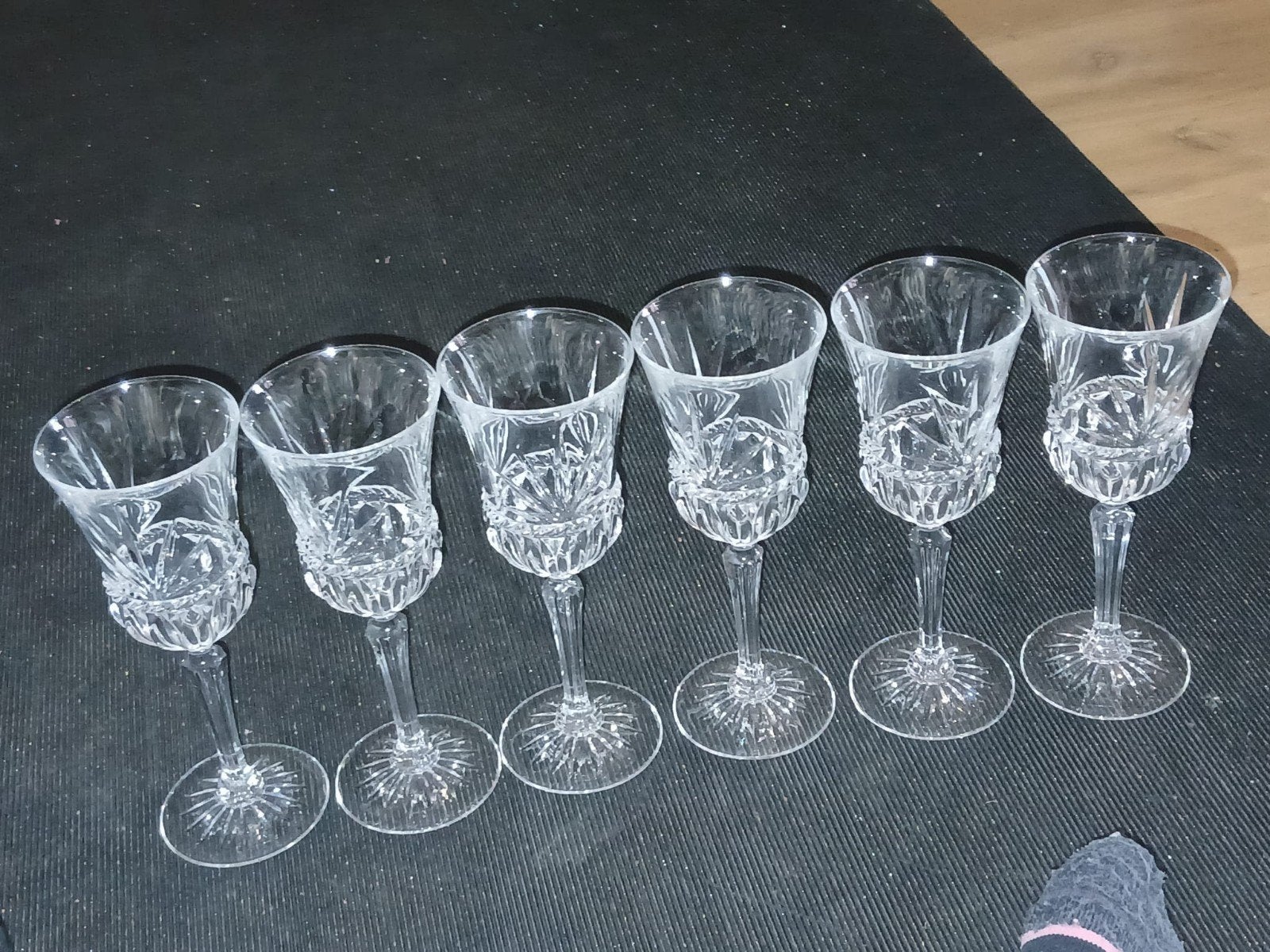 vintage Cristal d'Arques "Carthage" Kristal Glazen – Setvan6, Ophalen