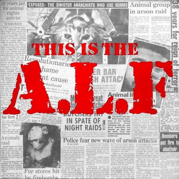 this is the A.L.F / v/a - punk - ZELDZAAM - klaphoes, LP, Gebruikt, Verzenden, Gatefold hoes