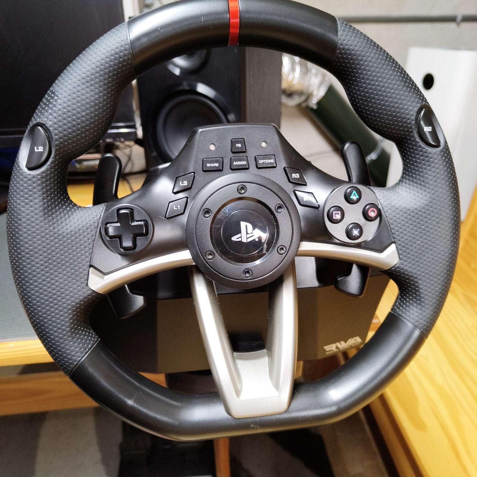 hori rwa racing wheel racestuur met pedalen voor Ps/pc, Ophalen, Racestuur, Gebruikt, Force feedback