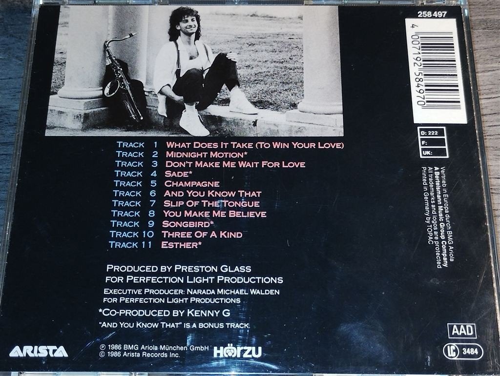 Kenny G - Duotones, Ophalen of Verzenden, Zo goed als nieuw, Jazz