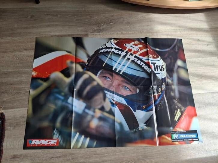 Jos Verstappen Minardi PS3 2003 poster, Ophalen of Verzenden, Zo goed als nieuw, Formule 1