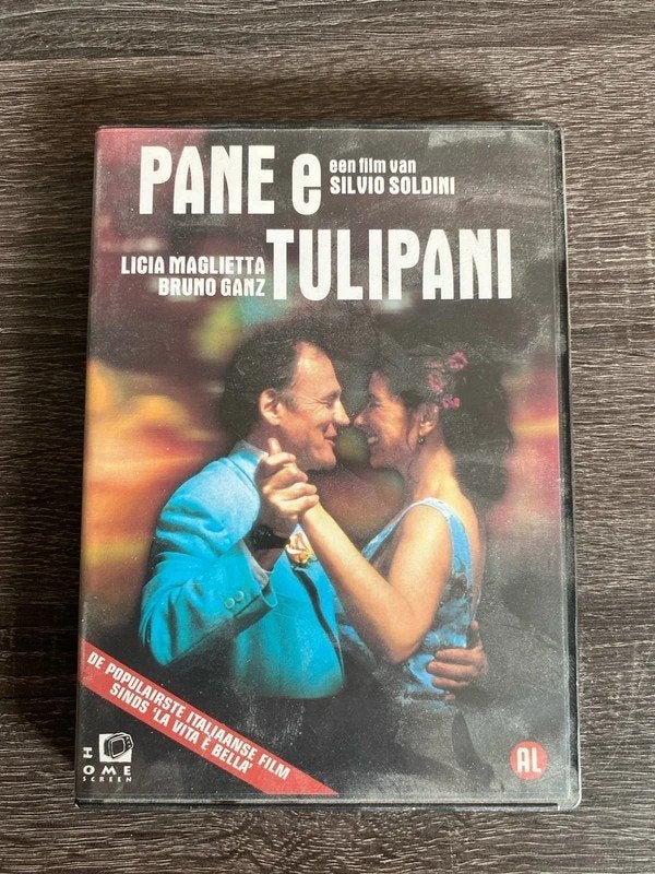 Pane e Tulipani - Romantische Italiaanse komedie DVD, Gebruikt, Alle leeftijden, Frans, Ophalen of Verzenden
