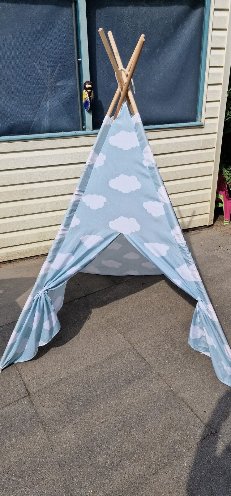 Tipi-wigwam speeltent voor kinderen - binnen/buiten, Ophalen, Gebruikt
