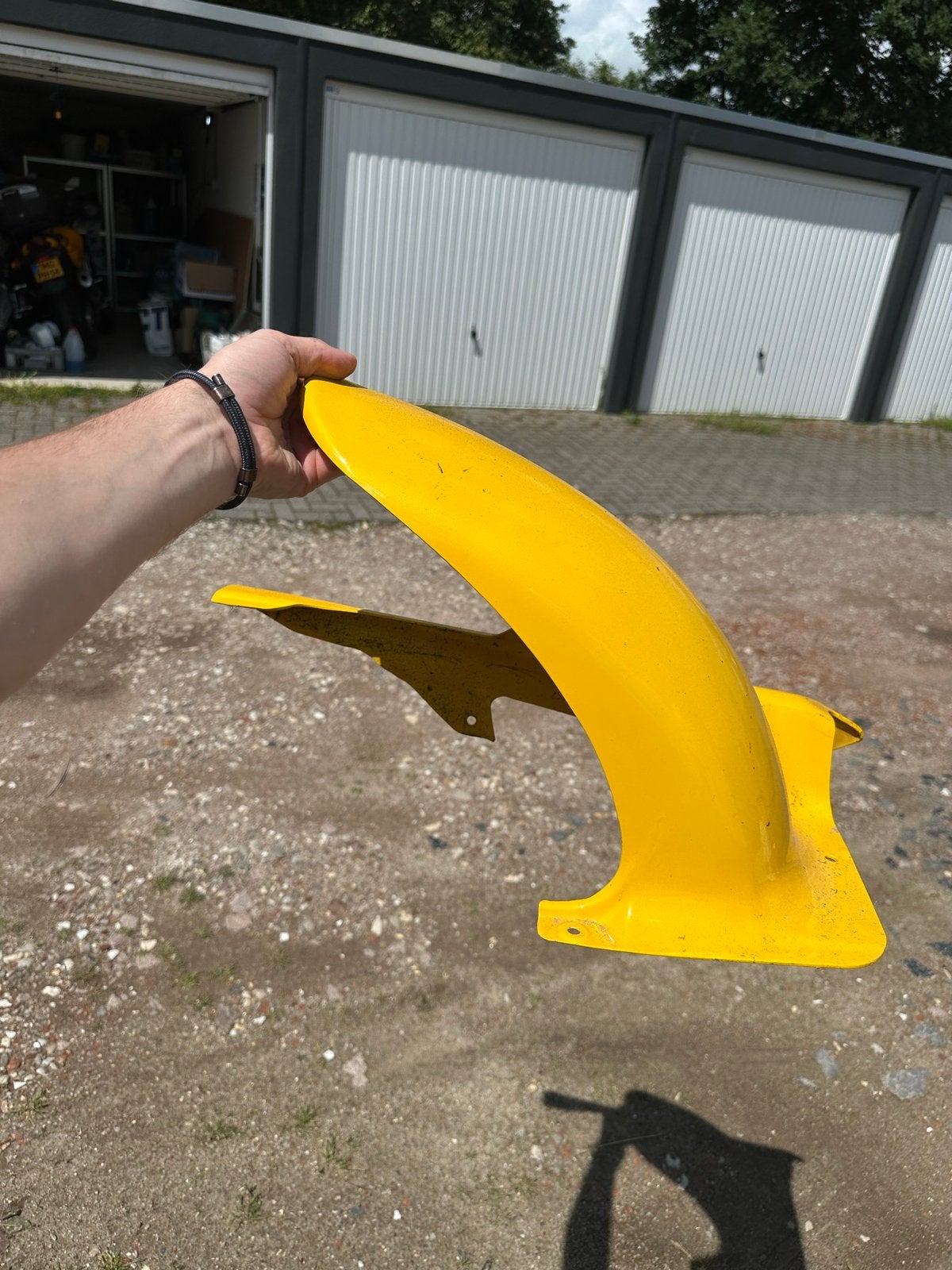 TEAB! Suzuki SV 650 Gen 1 Spatbord Achterwiel (Hugger) Geel, Motoren, Ophalen of Verzenden, Gebruikt