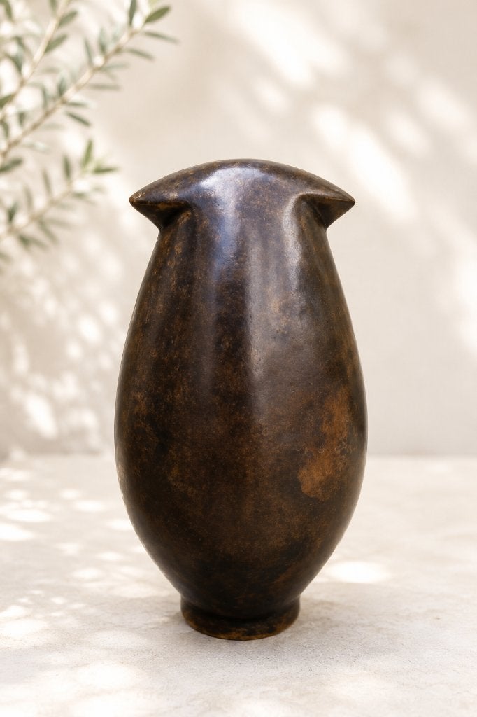 BOLLE UIL / bronzen beeld / 12,5 cm hoog, Nieuw, Info@huisentuindecoratiemarie.nl, Huis en tuin decoratie marie, Dierenbeeld