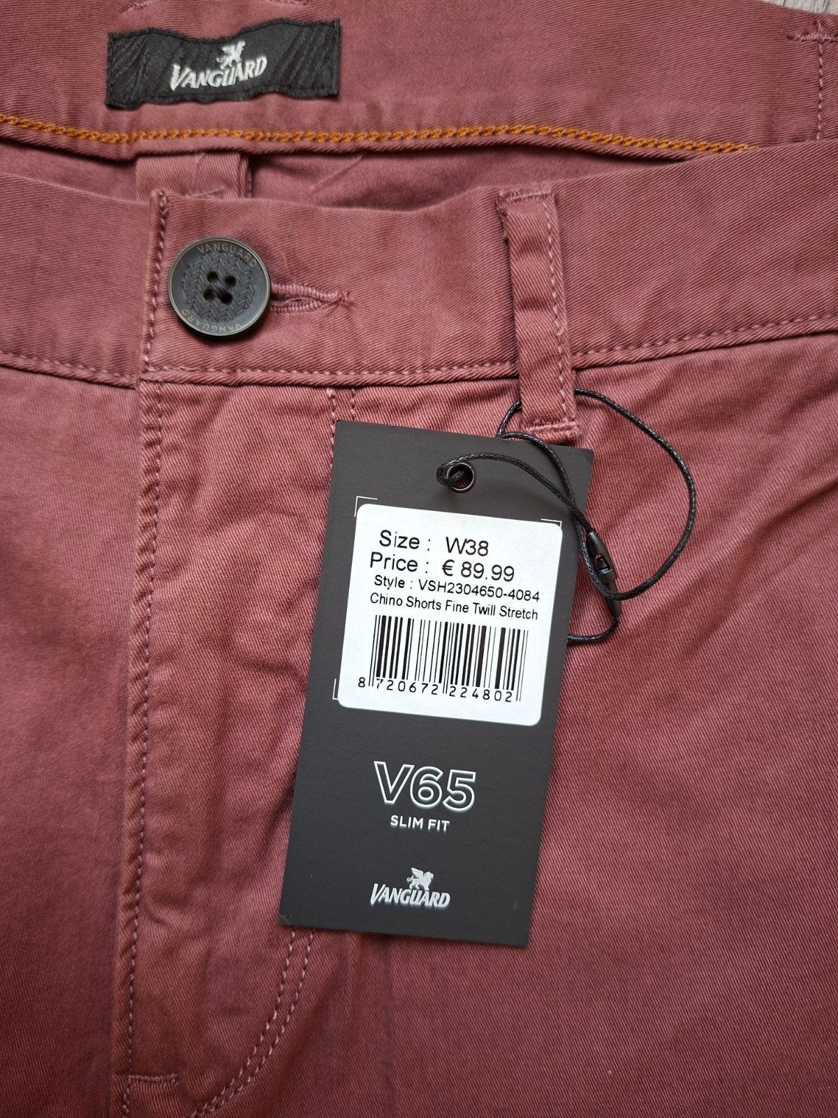 VANGUARD V65 short chino W38, Maat 52/54 (L), Nieuw, Ophalen of Verzenden, Vanguard