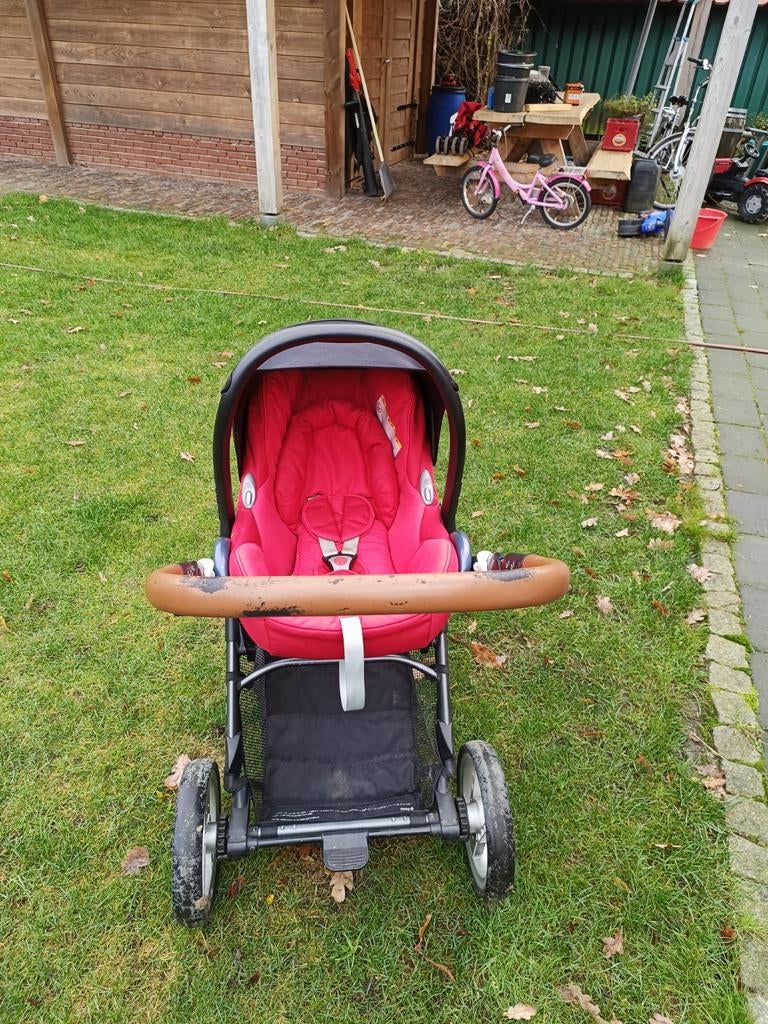 Kinderwagen Mutsy Evo incl toebehoren., Kinderen en Baby's, Kinderwagens en Combinaties, Ophalen, Gebruikt, Combiwagen, Mutsy