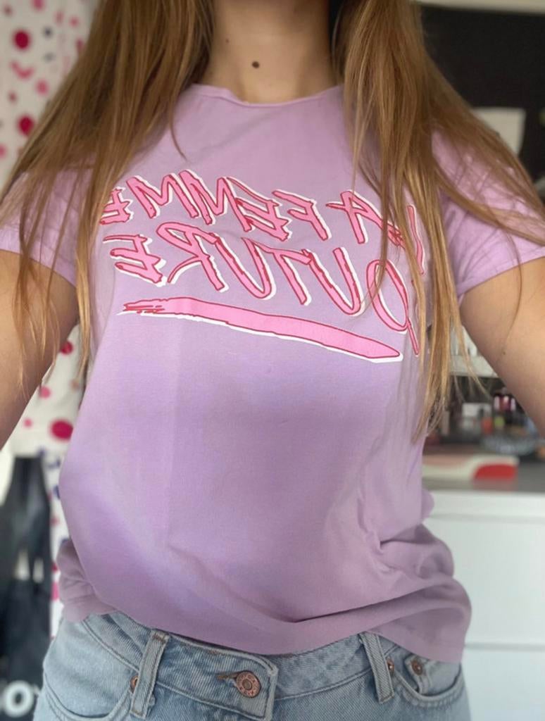 Loavies T-shirt "La Femme Couture" Paars Maat S, Kleding | Dames, Paars, Ophalen of Verzenden, Korte mouw, Maat 36 (S)