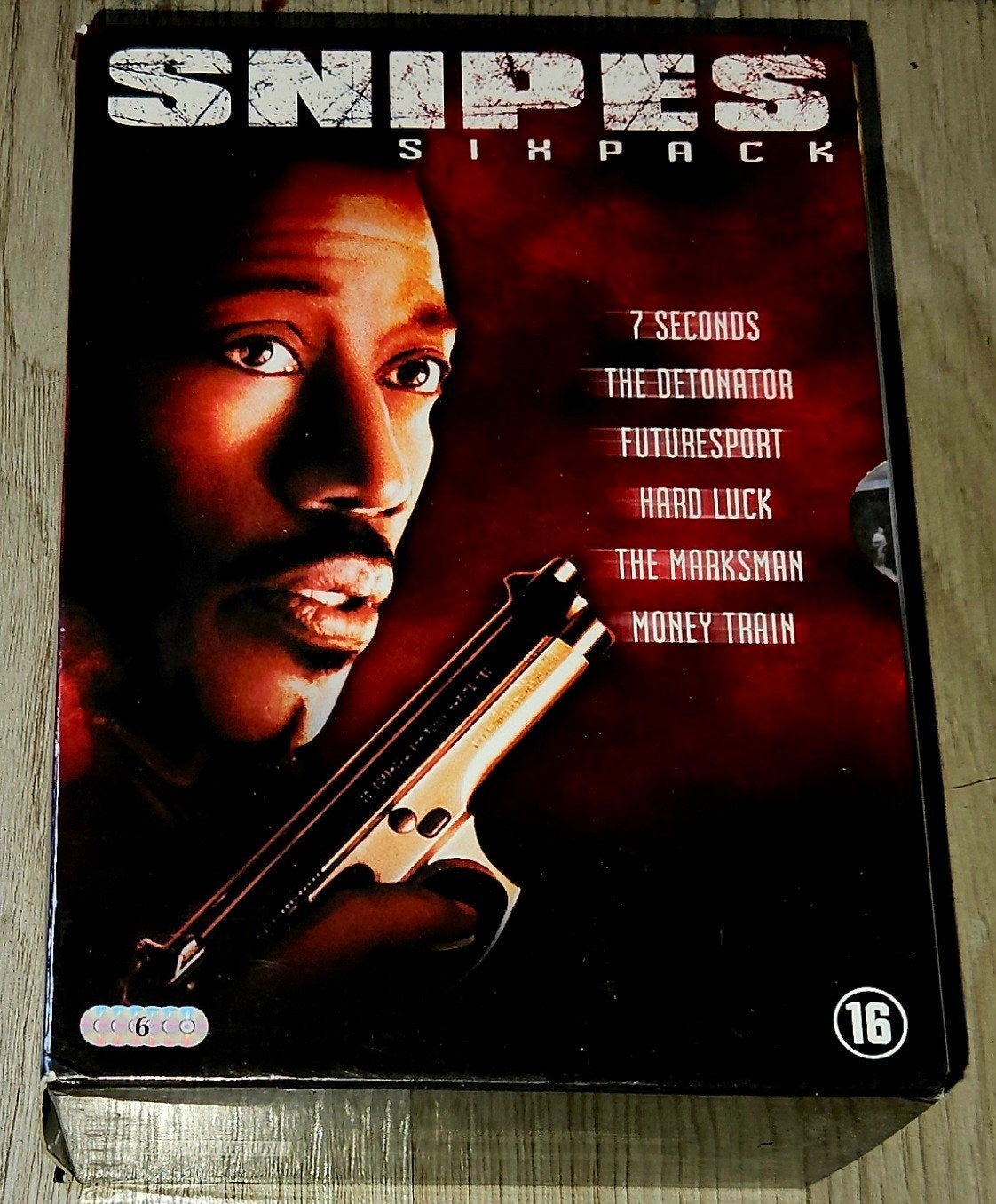 Wesley Snipes Sixpack DVD Boxset - 6 Actiethrillers, Vanaf 16 jaar, Ophalen of Verzenden, Inclusief doosje, Gebruikt