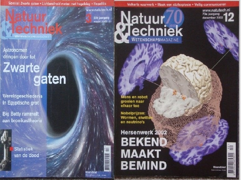 tijdschrift  NATUUR  &  TECHNIEK   losse nummers, Ophalen of Verzenden, Zo goed als nieuw