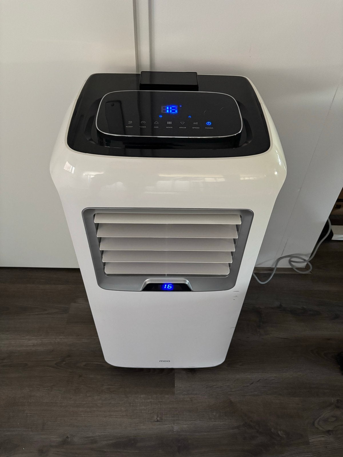 Moa Mobiele Airco - 12000 BTU, Witgoed en Apparatuur, Airco's, Zo goed als nieuw, Mobiele airco, Minder dan 60 m³, 3 snelheden of meer