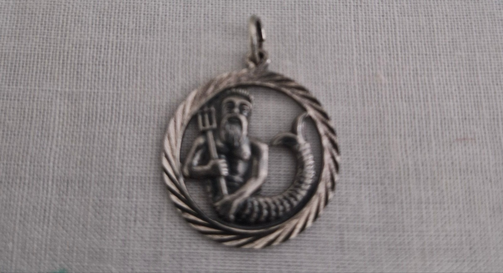 Zilver Sterrenbeeld Hanger Waterman - Z.g.a.n., Ophalen of Verzenden, Zo goed als nieuw, Zilver, Overige voorstellingen