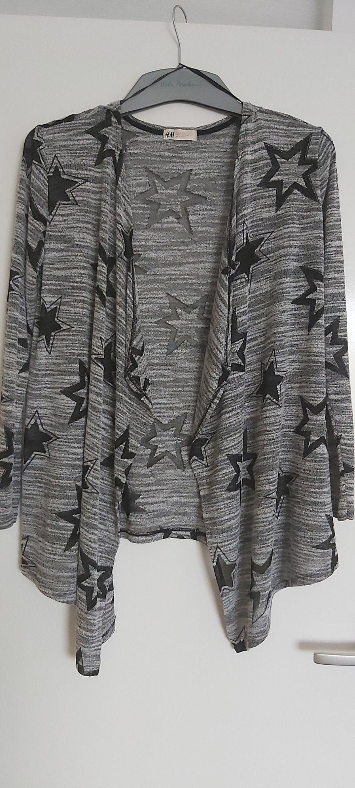 H&M vest met sterrenprint, maat 170 (14Y+), Ophalen, H&M, Maat 34 (XS) of kleiner, Grijs