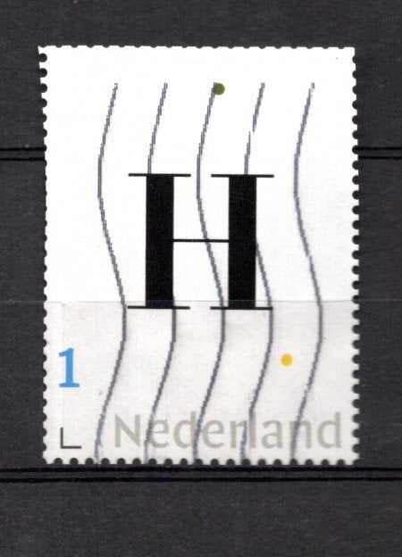 gestempelde zegel. persoonlijke: LOGO, Ophalen of Verzenden, Na 1940, Gestempeld