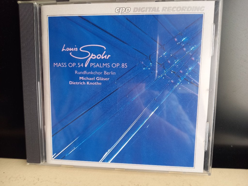 Spohr - Maas Op.54 Psalms Op.85 Rundfunkchor Berlin/ Gläser, Ophalen of Verzenden, Zo goed als nieuw, Overige formaten