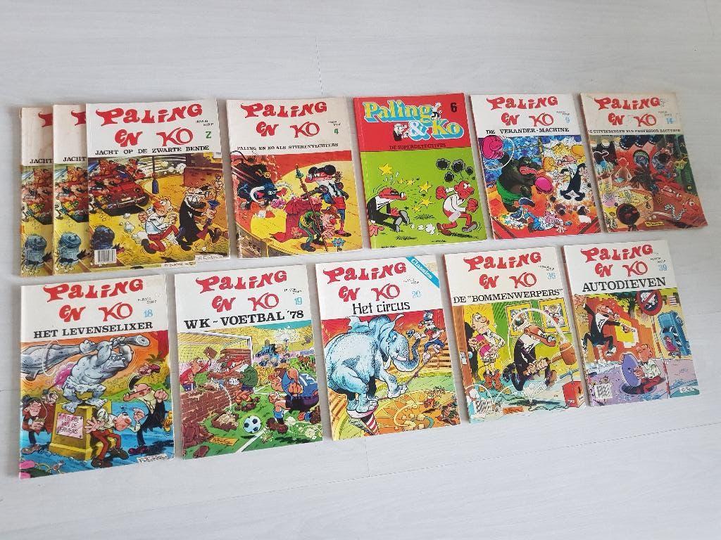 10 x Paling en Ko, Meerdere stripboeken, Ophalen of Verzenden, Gelezen, Francisco Ibáñez