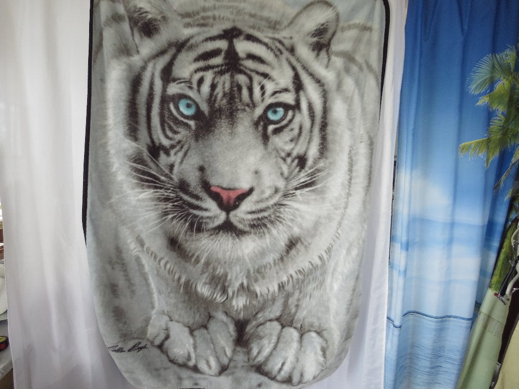 dikke pluche Northwest American Heritage plaid witte tijger, Ophalen of Verzenden, Gebruikt