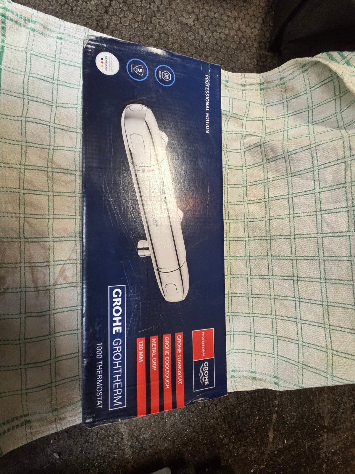 grohe grohtherm doche kraan hart 12 mm, Ophalen of Verzenden, Nieuw, Chroom, Kraan