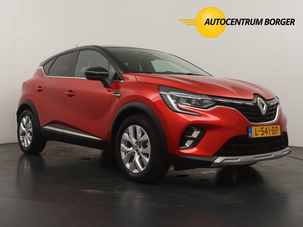 Renault Captur 1.3 TCe Automaat 140 Intens navi/clima /PDC/C, Auto's, Renault, 4 cilinders, Met garantie (alle), Leder en Stof