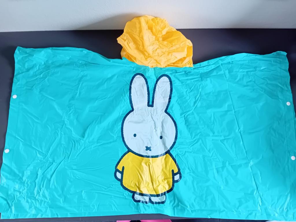 Nijntje regenponcho voor kinderen - Blauw met geel, Ophalen of Verzenden, Gebruikt