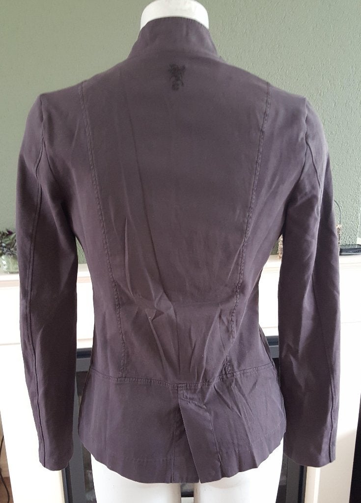 European Culture mooi bruin jasje mt S 36, Kleding | Dames, Bruin, Verzenden, European Culture, Zo goed als nieuw
