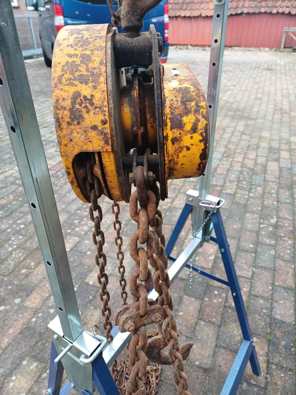 ketting takel, Ophalen of Verzenden, Gebruikt