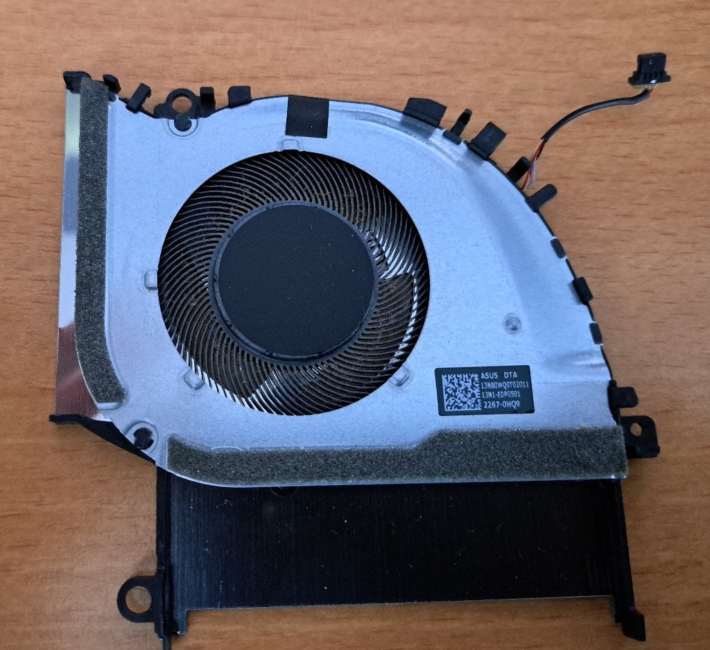 ASUS LAPTOP  CPU-KOELVENTILATOR, Ophalen of Verzenden, Gebruikt, Luchtkoeling