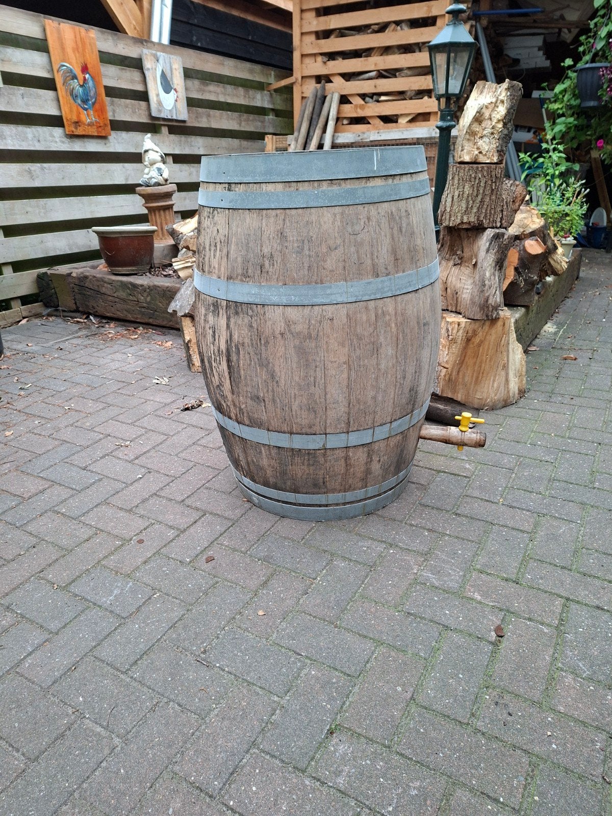een lek wijnvat, Tuin en Terras, Ophalen, Gebruikt, Met kraantje, 150 liter of meer