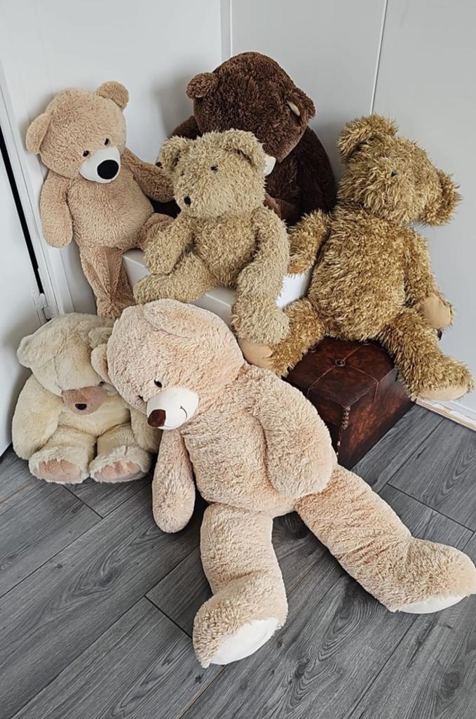 Verschillende beren, Verzamelen, Ophalen, Zo goed als nieuw, Stoffen beer, Overige merken