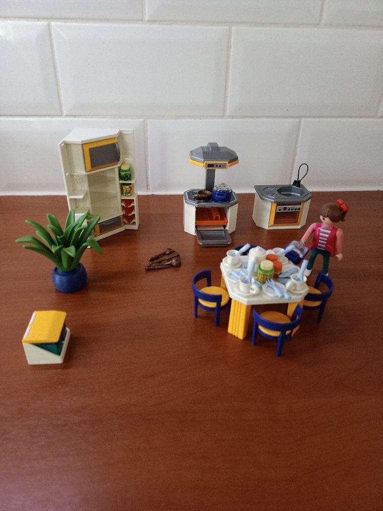 Playmobil 3968 keuken, Ophalen, Gebruikt, Complete set