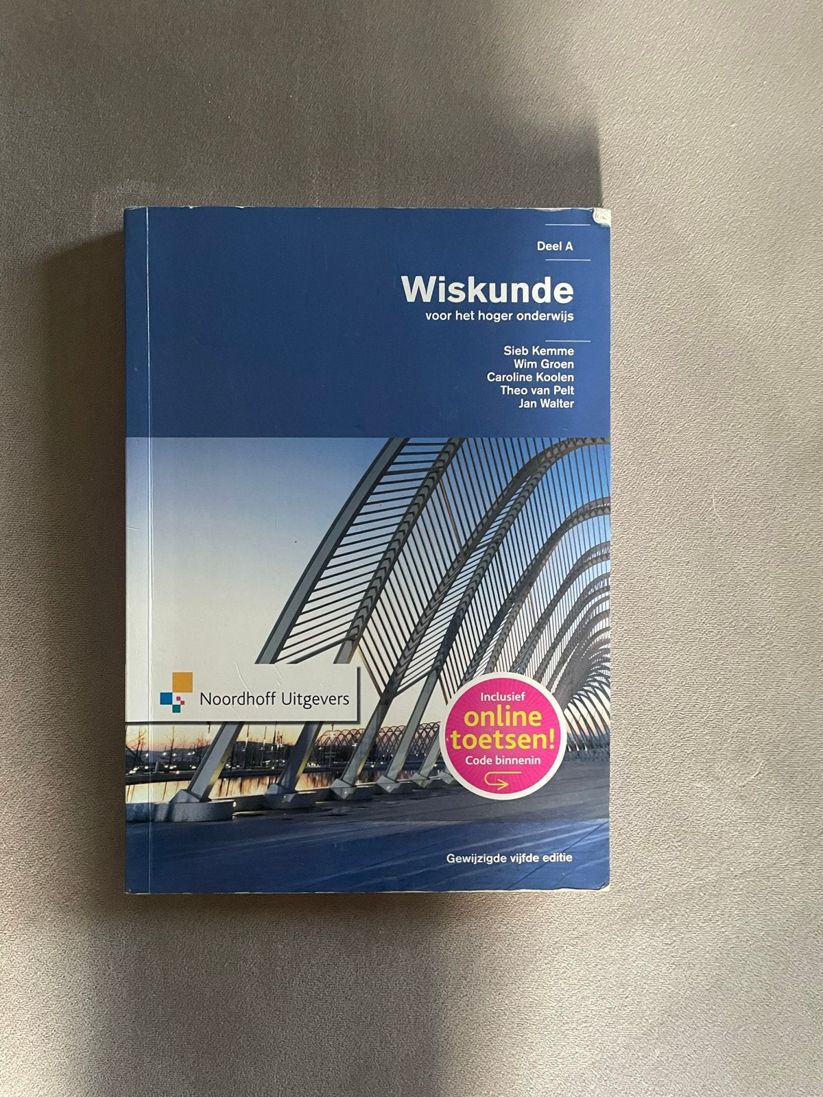 Wiskunde voor het hoger onderwijs deel A, Ophalen of Verzenden, Zo goed als nieuw, Overige niveaus, Wiskunde A