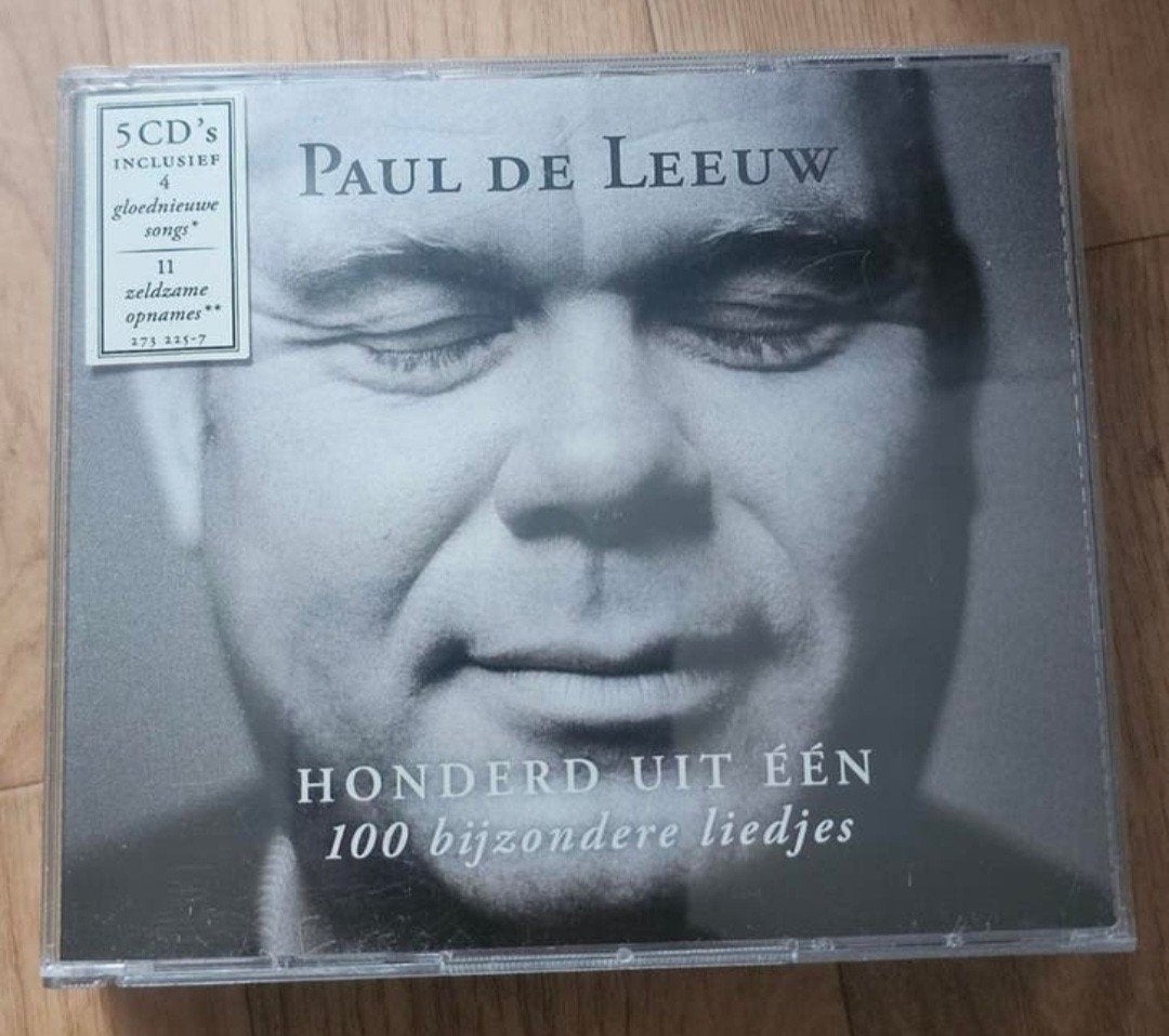 Paul De Leeuw - Honderd Uit Een 100 Bijzondere Liedjes 5 Cd, Ophalen of Verzenden, Zo goed als nieuw, Levenslied of Smartlap