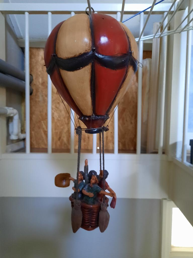 Vintage luchtballon, Ophalen, Gebruikt