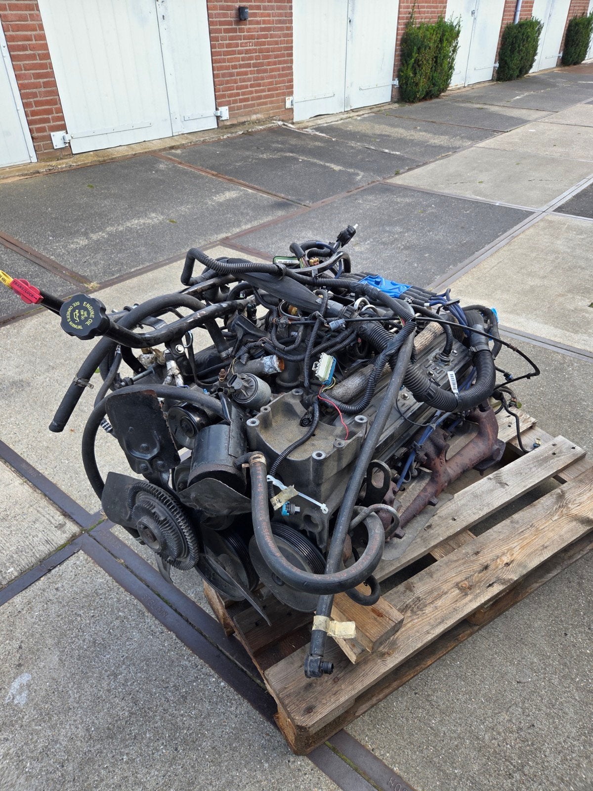 GM Chevrolet 5.7 Vortec V8 Motor + 4l60E Automaat Swap, Auto-onderdelen, Ophalen, Gebruikt, Chevrolet