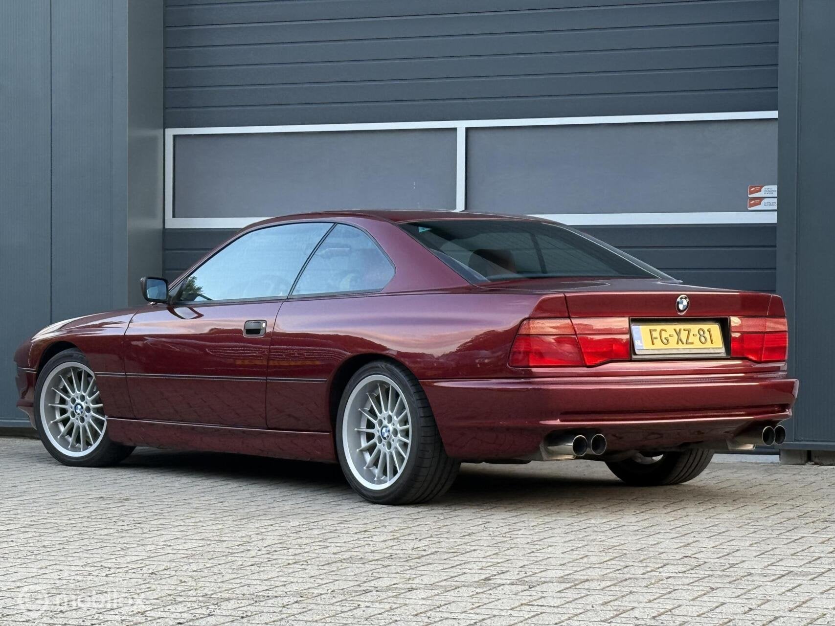 BMW 850 Ci Automaat BMW-Calypso-Rot, Orig NL, Uniek, foto 10