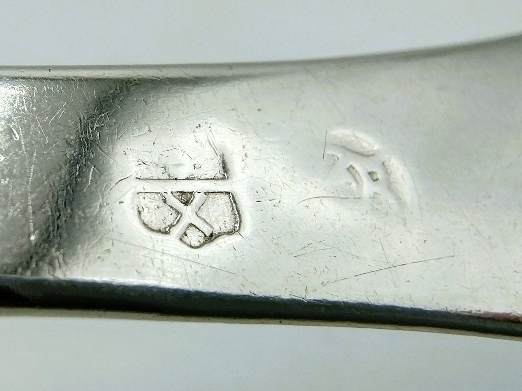 Zilveren lepel, F. de Booser, Groningen, 1746, Antiek en Kunst, Verzenden, Zilver
