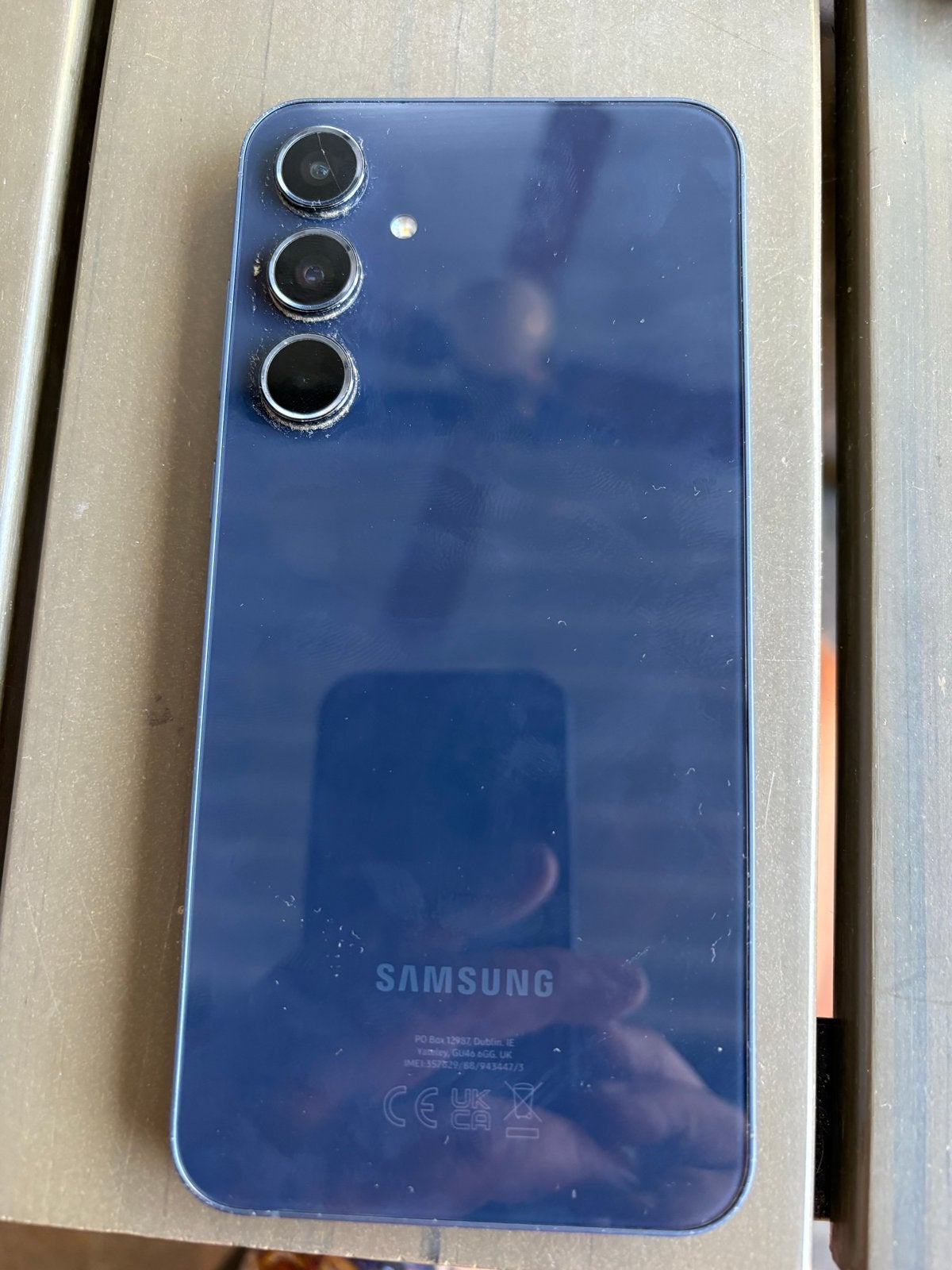 Samsung Galaxy A55 5G 256GB Blauw - Zo goed als nieuw, Telecommunicatie, Mobiele telefoons | Samsung, Ophalen, Blauw, Touchscreen