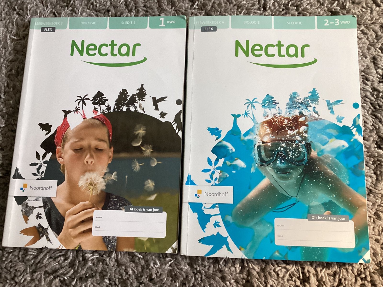 Nectar biologie vwo 1 en 2-3, Ophalen of Verzenden, Zo goed als nieuw, VWO, Biologie