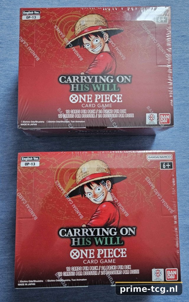 One Piece OP13 – Carrying on His Will Booster Box, Ophalen, Nieuw, Boosterbox