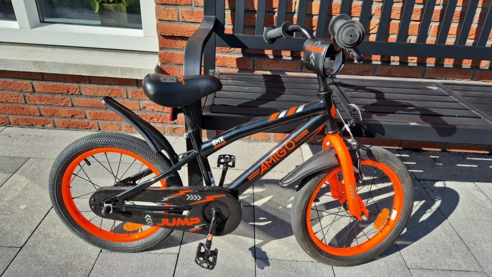 Kinderfiets 16 inch, Ophalen, Terugtraprem, Zijwieltjes, 16 tot 20 inch