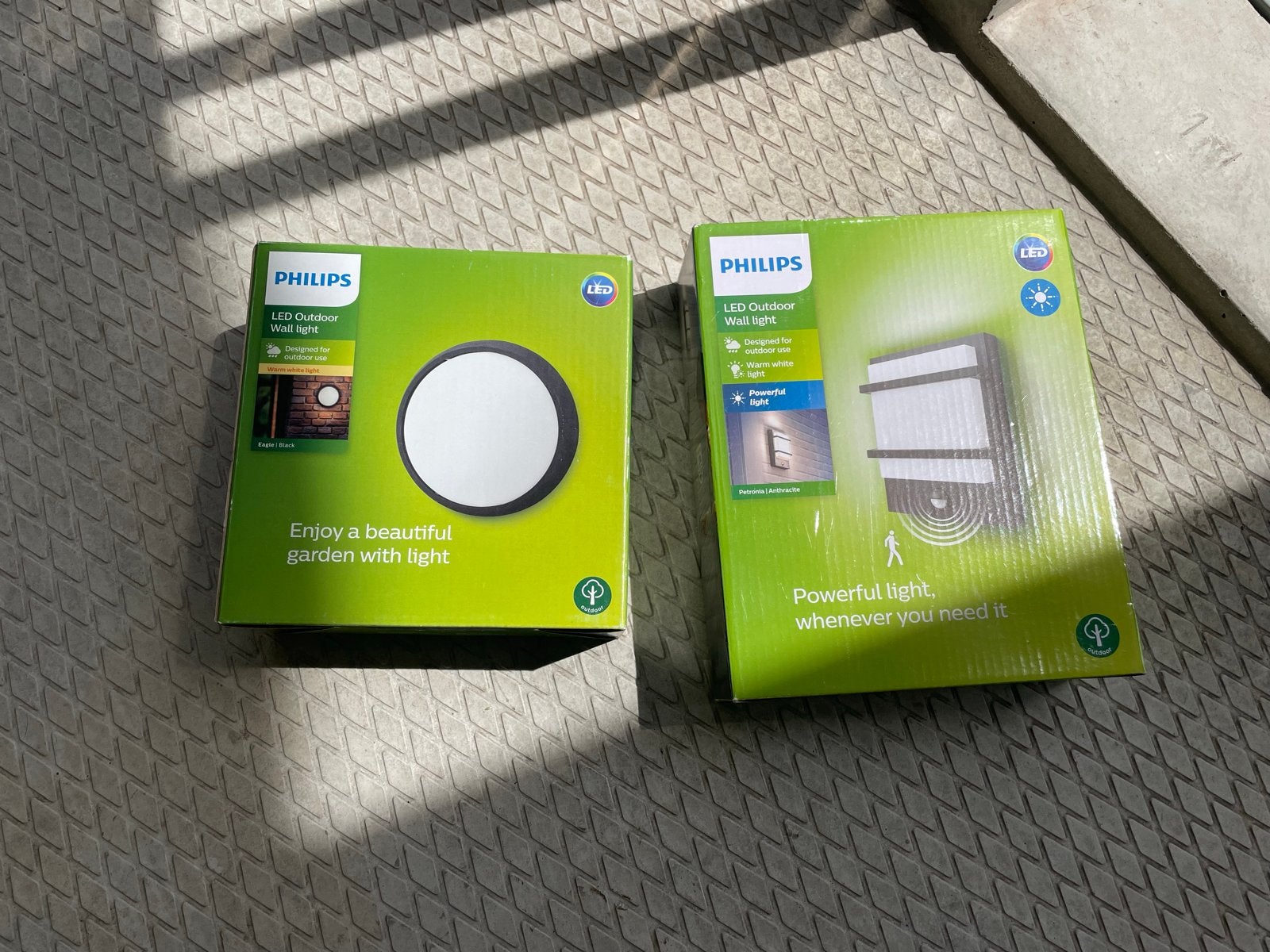 Philips LED Buiten Wandlampen (2 stuks), Huis en Inrichting, Ophalen of Verzenden, Nieuw