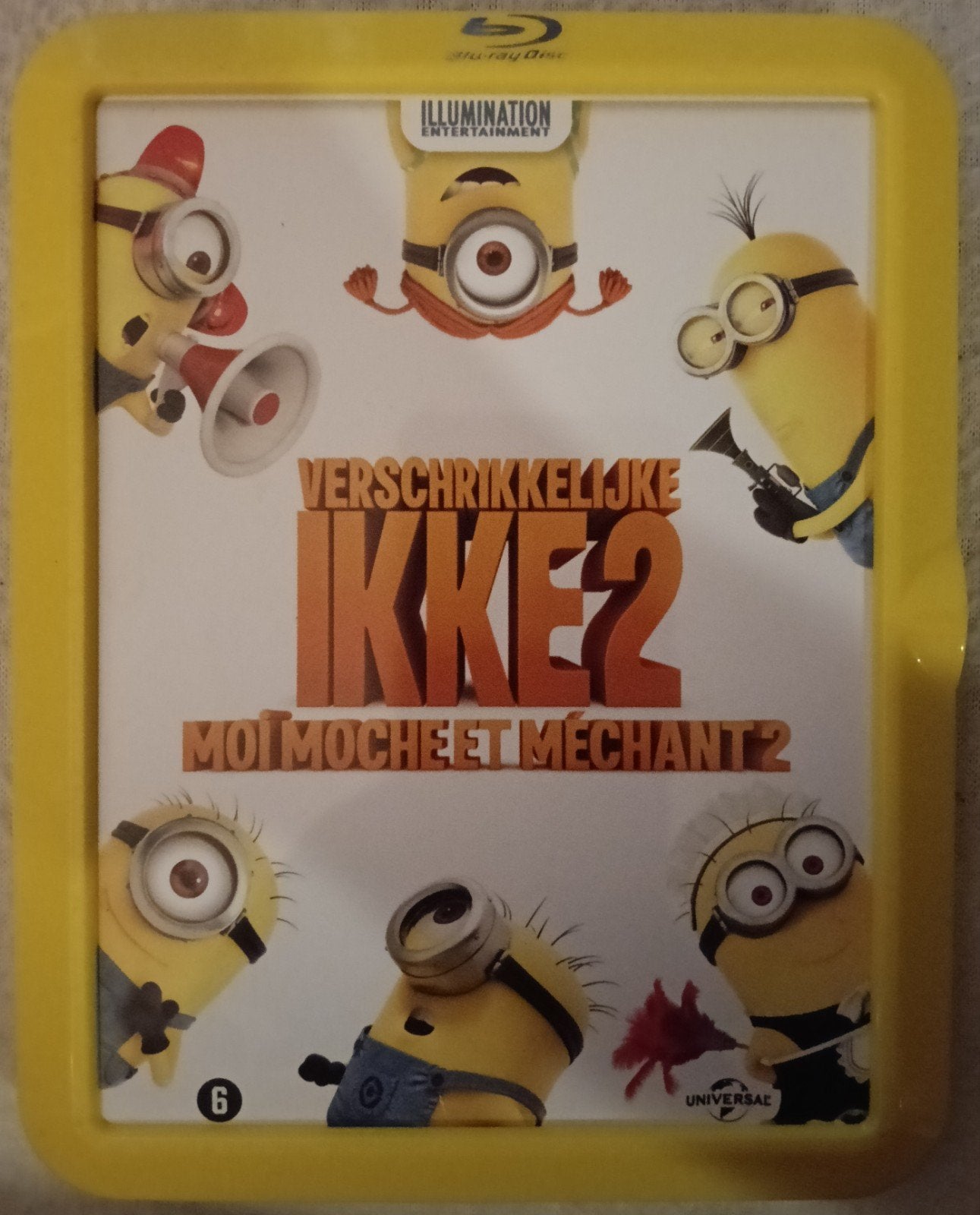 Verschrikkelijke Ikke 2 bluray (geel), Vanaf 16 jaar, Ophalen of Verzenden, Zo goed als nieuw, Amerikaans
