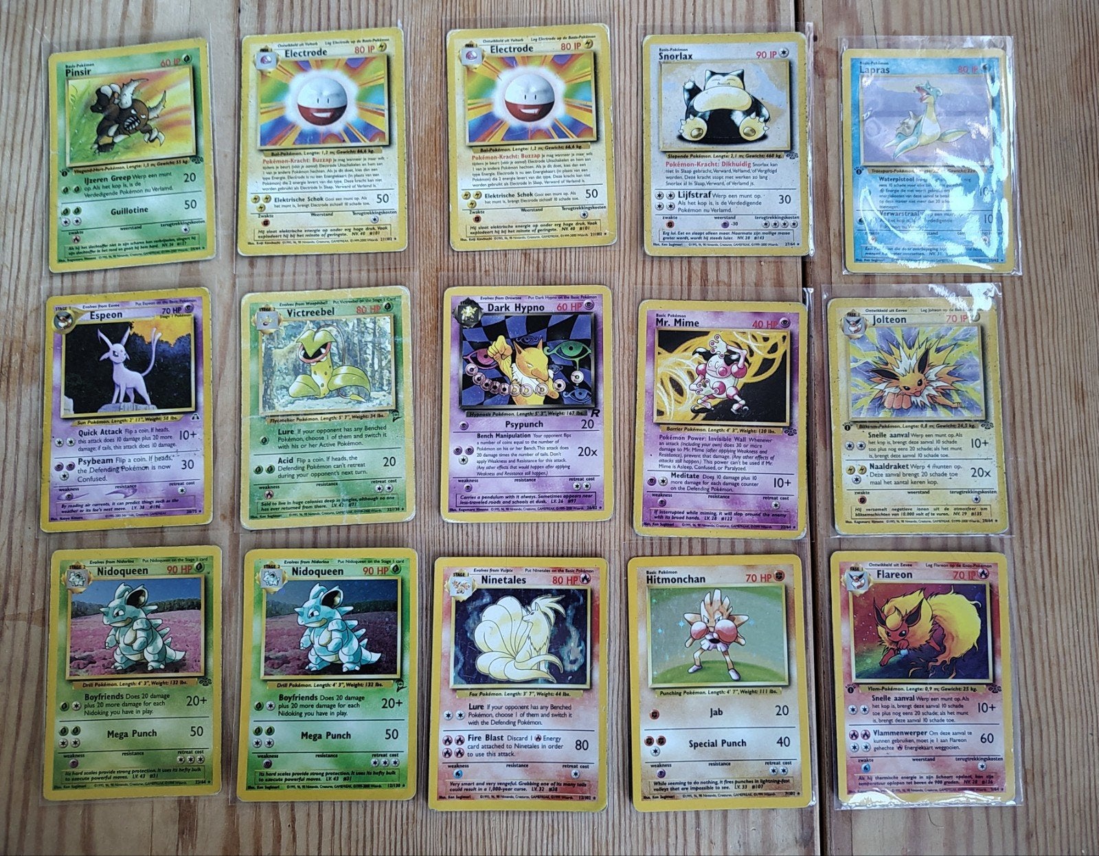 Rare en holo Pokemon kaarten - Base set - Neo Destiny, Hobby en Vrije tijd, Ophalen of Verzenden, Gebruikt, Meerdere kaarten