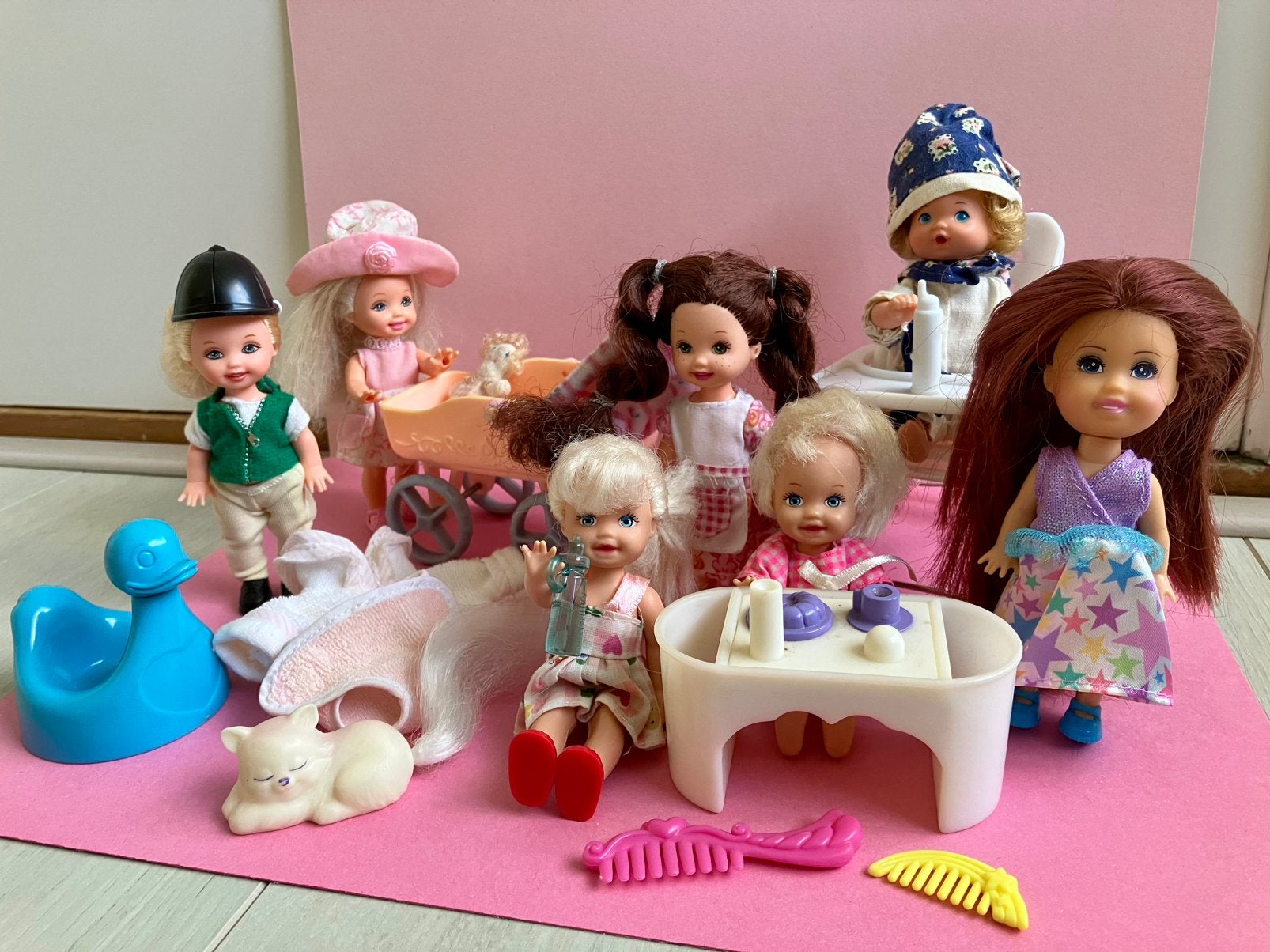 Vintage barbie baby en peuters, Ophalen of Verzenden, Gebruikt, Barbie