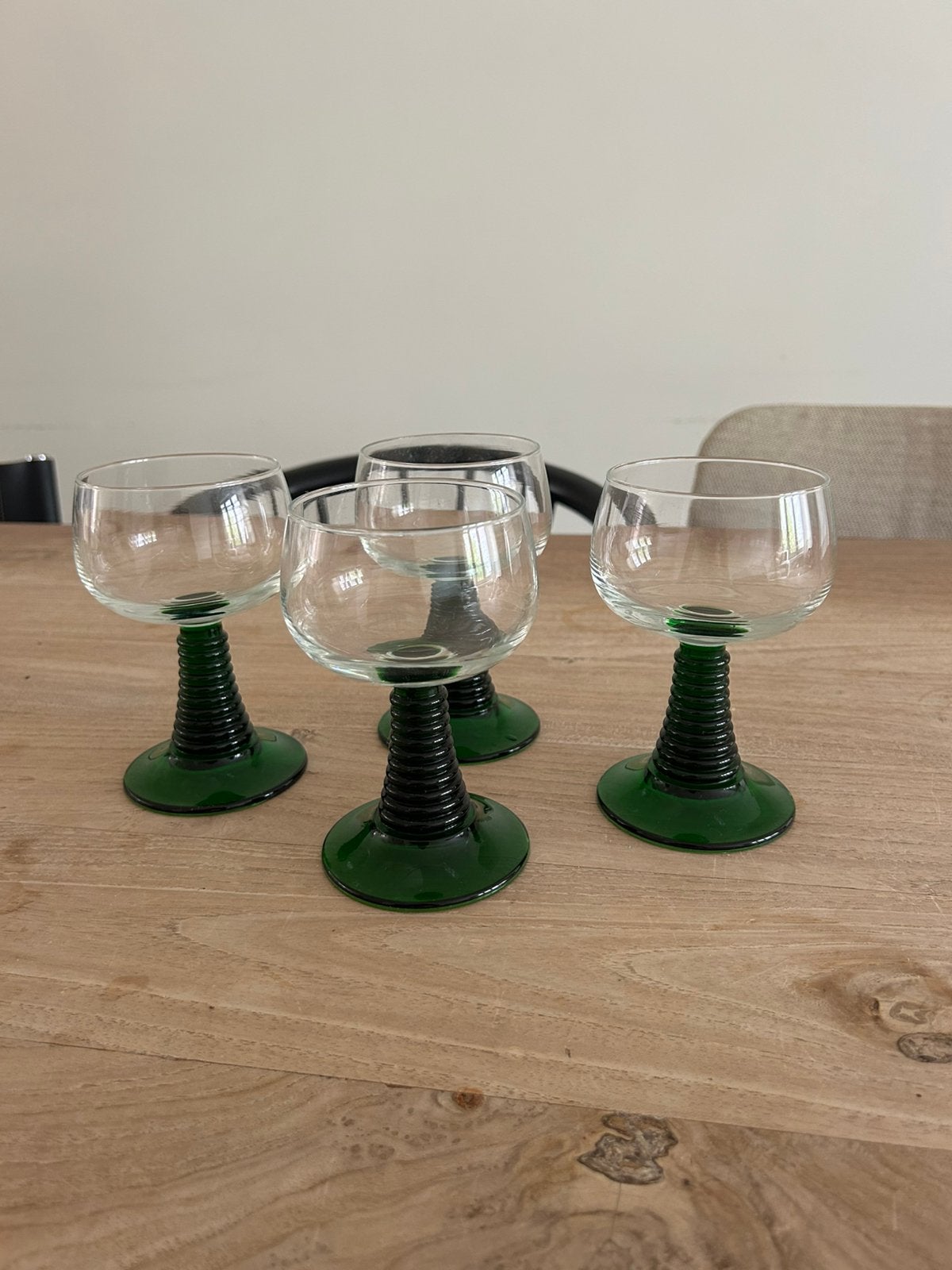 Set 4 vintage Luminarc ‘Roemer’ wijnglazen – Jaren 70, Ophalen, Zo goed als nieuw, Overige typen