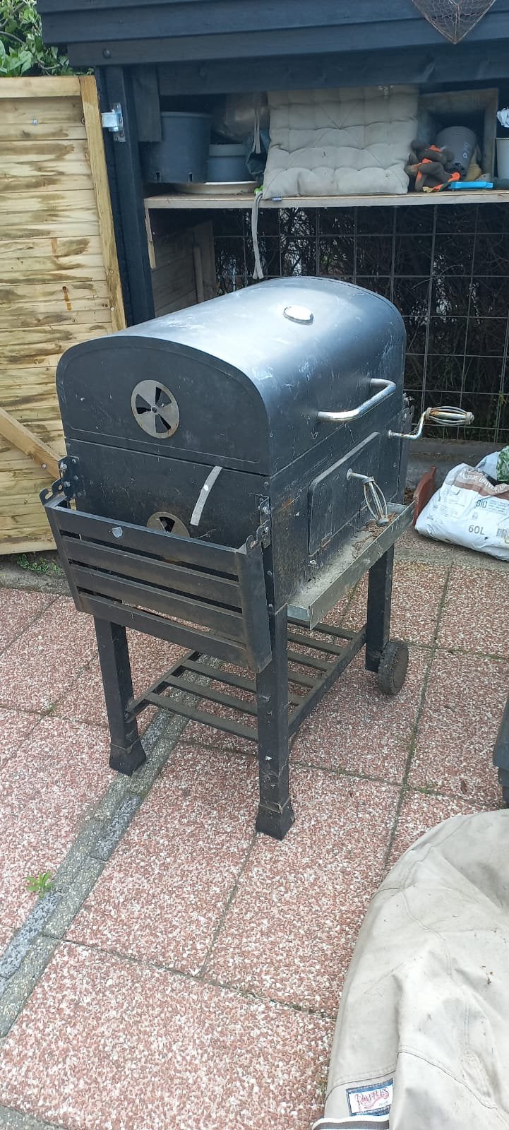 Houtskoolbarbecue, Ophalen, Gebruikt