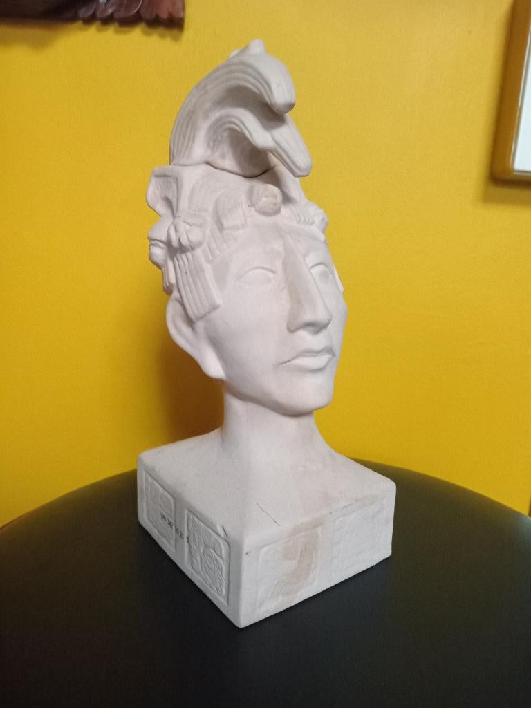 Inca Azteken kop buste fles Mexico Tequila maya, Ophalen